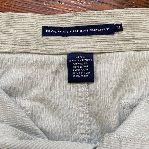 RL Sport Corduroy Mini Skirt - Picture 7 of 8